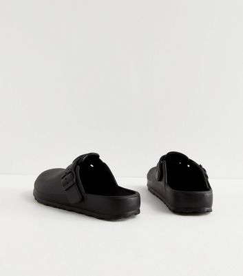 Cheap black hot sale mules