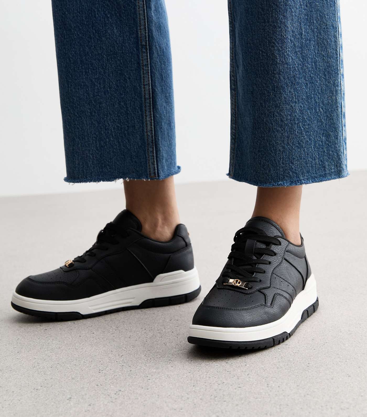 Black Low Top Chunky Trainers