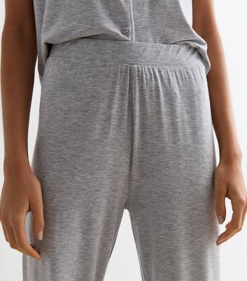 Grey Revere Trouser Pyjama Set New Look