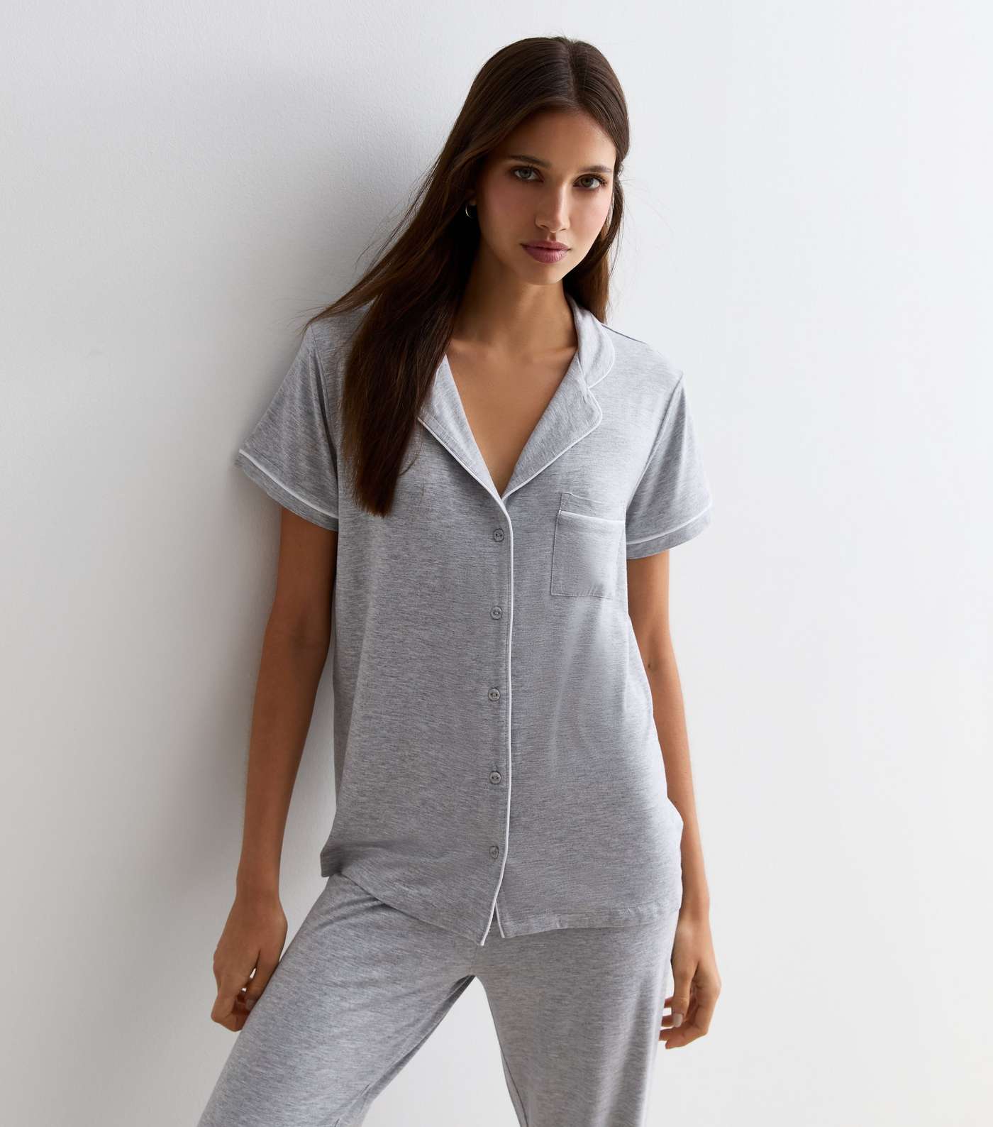 Grey Revere Trouser Pyjama Set Image 3