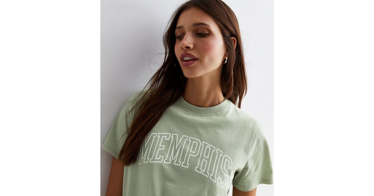 light green t shirt women's