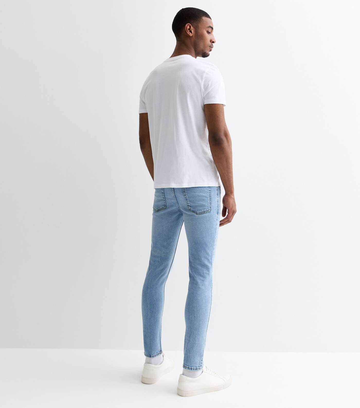 Pale Blue Skinny Jeans Image 6