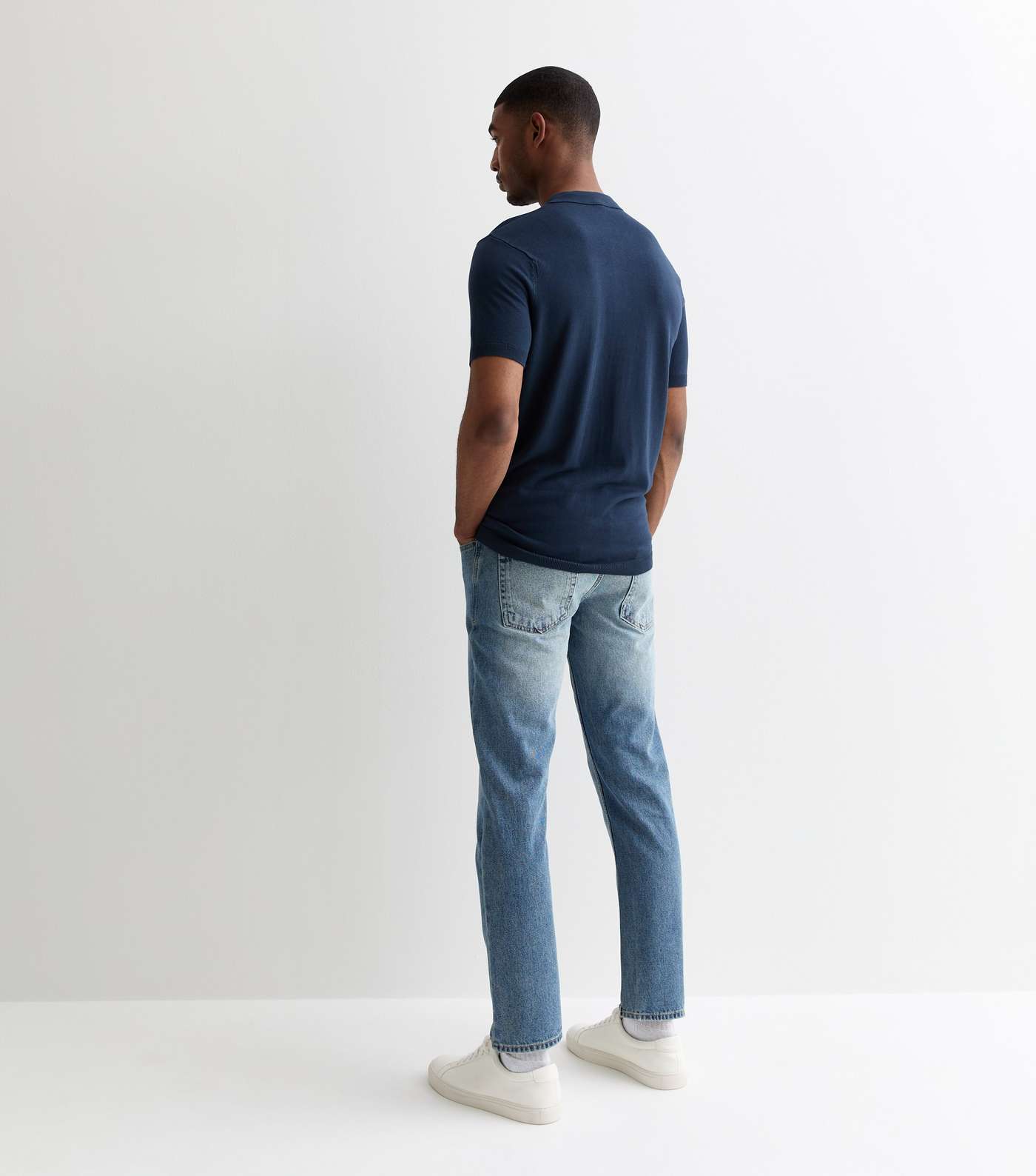 Blue Slim Fit Jeans Image 5