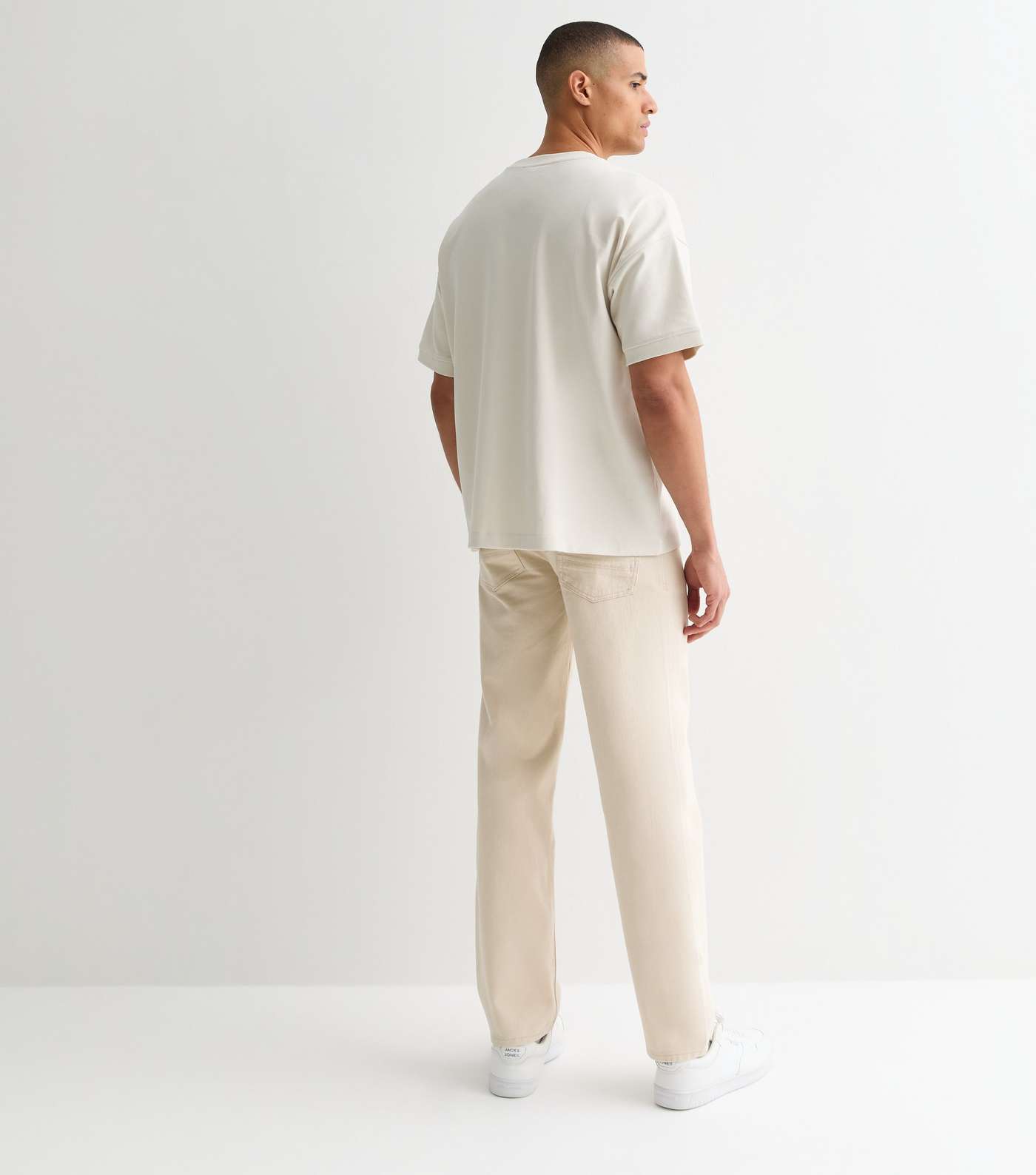 Off White Relaxed Jeans Image 6