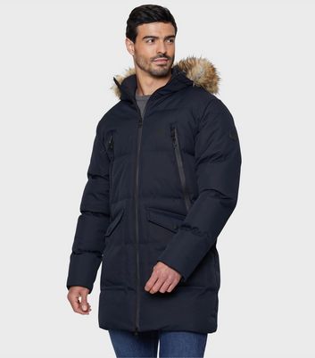 New look mens parka on sale coats