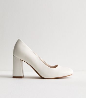 New look white pumps on sale