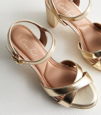 New look best sale metallic sandals