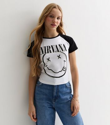 Nirvana shirts for girls best sale