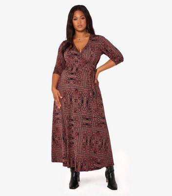 Scarf cheap wrap dress