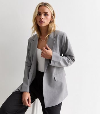 Petite Grey Marl Blazer