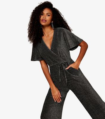 New look hotsell silver jumpsuit