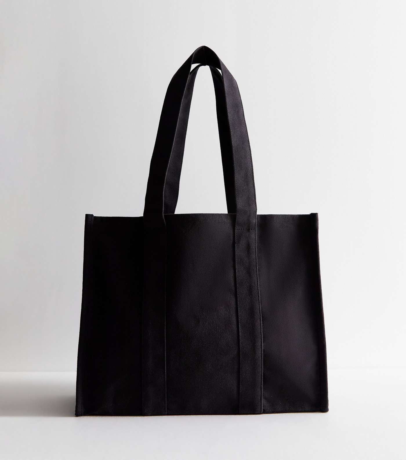 Black NYC Cotton Tote Bag Image 3