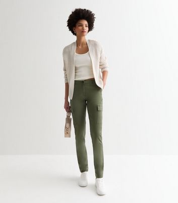 JDY Tall Khaki Cargo Trousers New Look