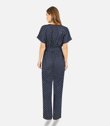 Navy blue cheap and white jumpsuit