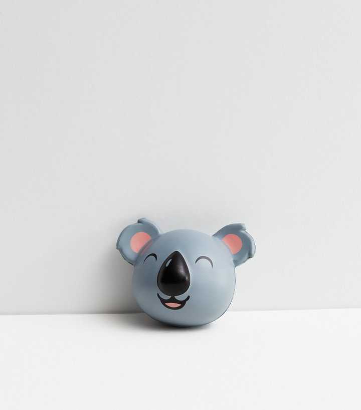 Pale Grey Koala Head Stress Ball