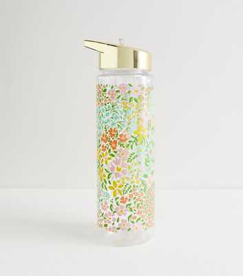 Multicoloured Ditsy Floral Print 700ml Water Bottle