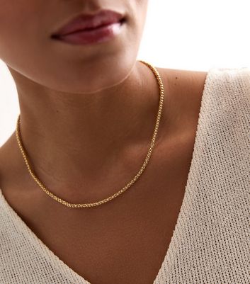 Slim hot sale necklace chains