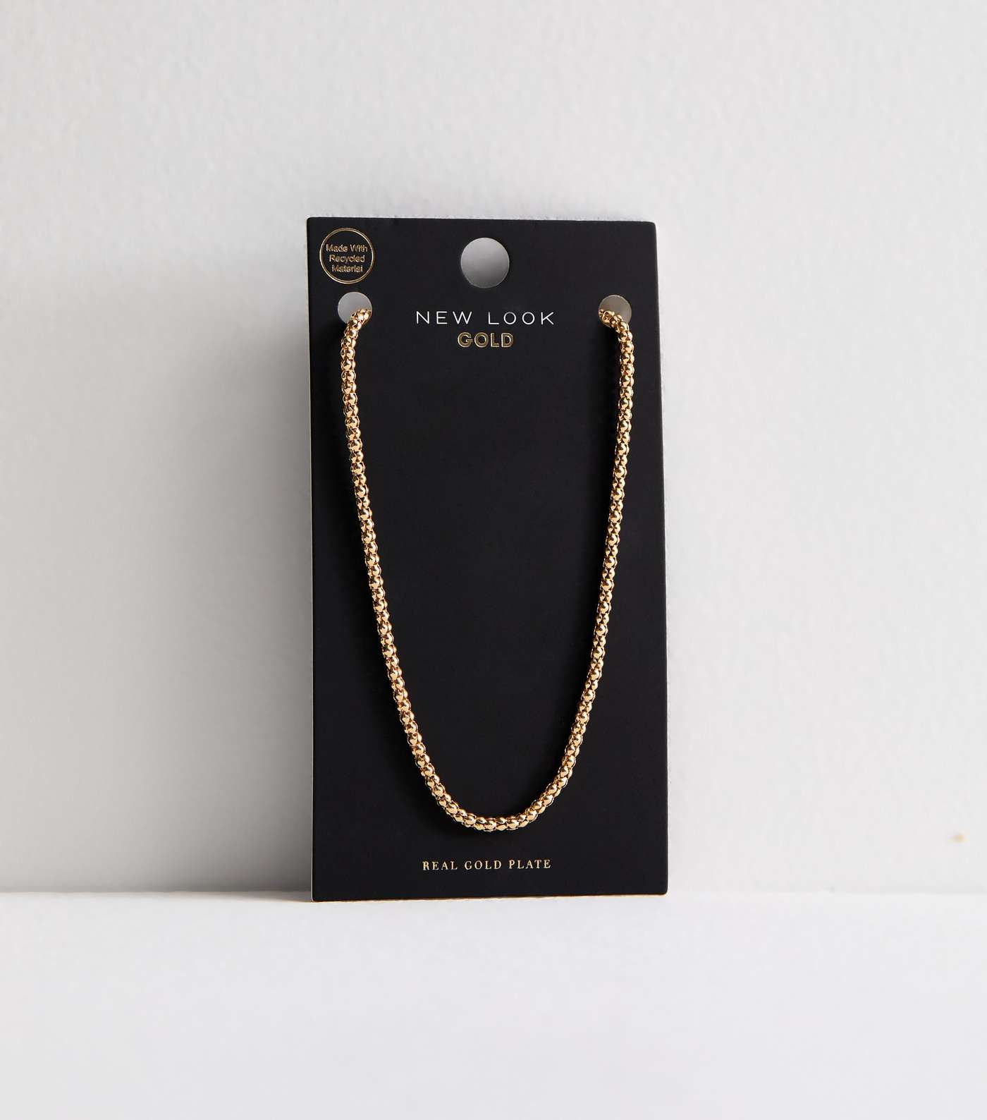 Real Gold Plated Slim Ball Chain Necklace Image 3