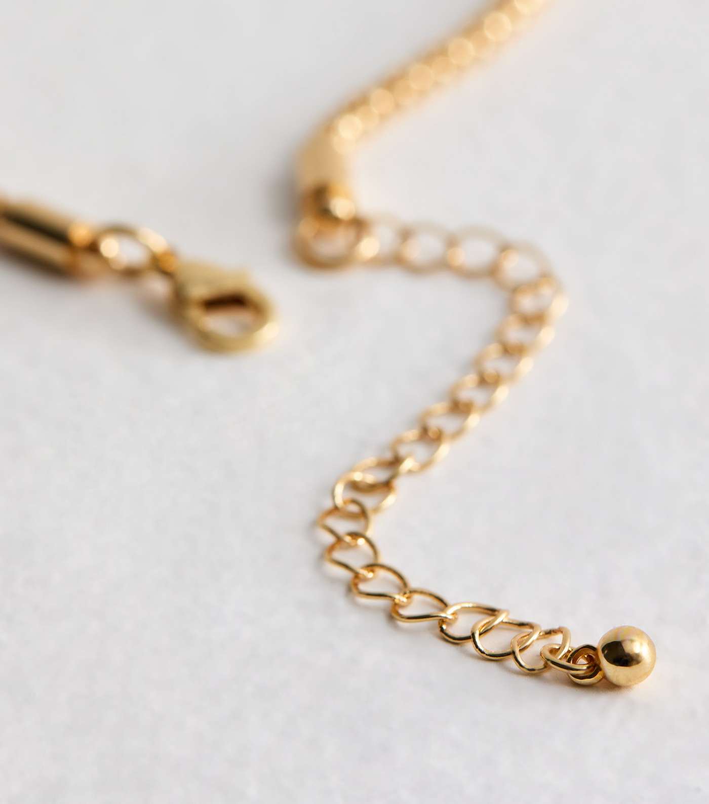Real Gold Plated Slim Ball Chain Necklace Image 5