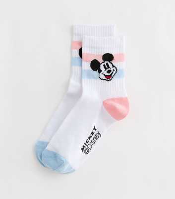 White Mickey Mouse Socks