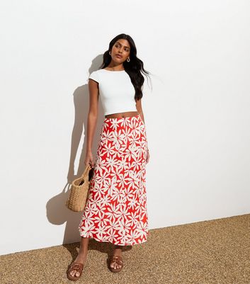 Floral maxi skirt new look best sale