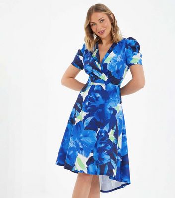 Quiz blue hot sale floral dress