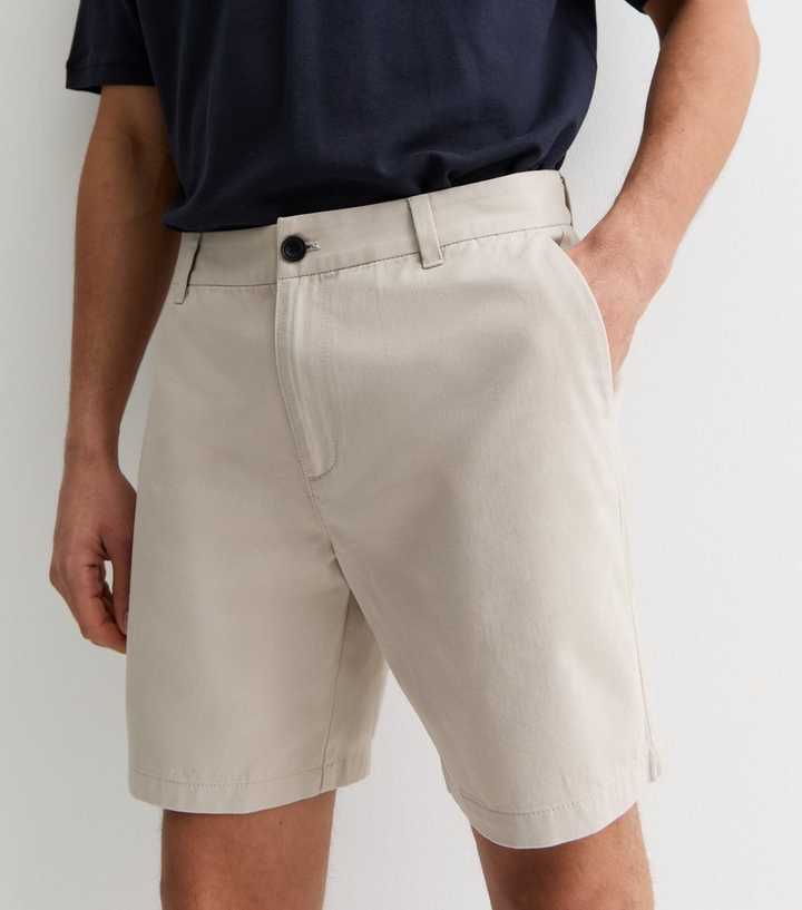 Stone Regular Fit Chino Shorts