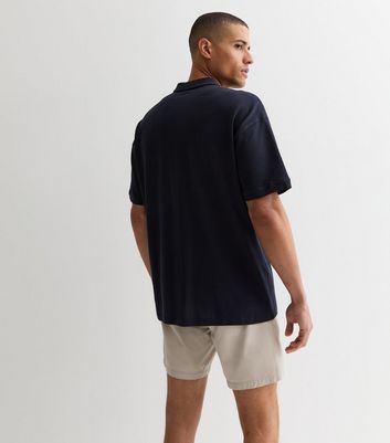 Men's Stone Regular Fit Chino Shorts New Look