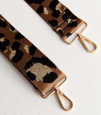 Bag hot sale strap leopard