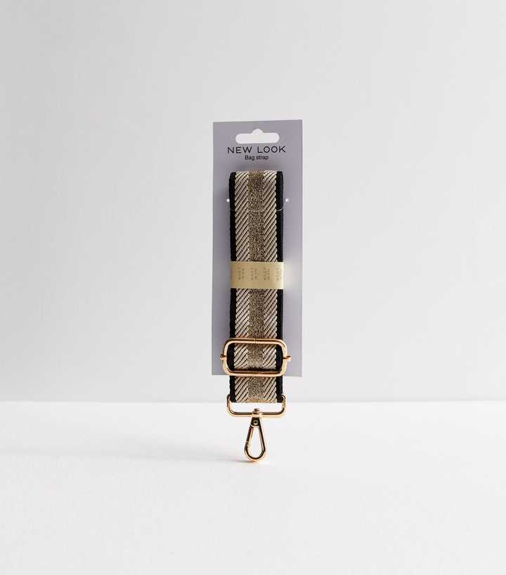 Gold Stripe Bag Strap | New Look