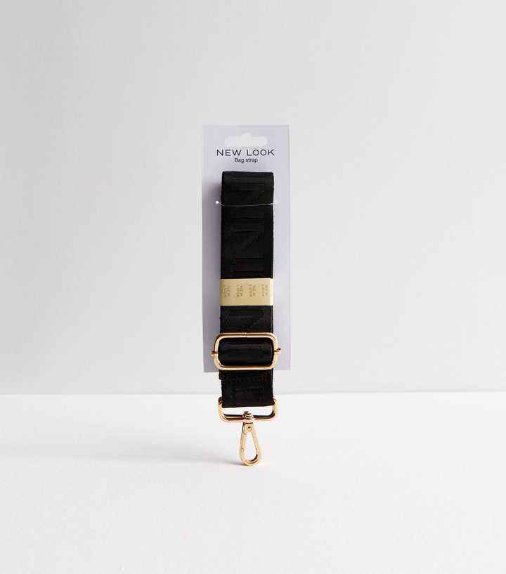 Black NL Logo Bag Strap