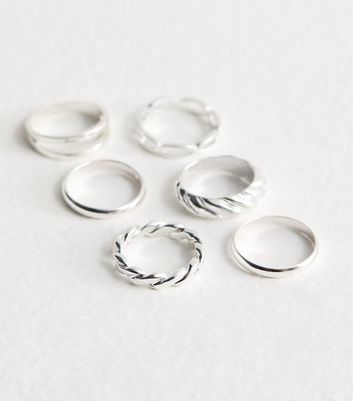 New look hot sale silver rings