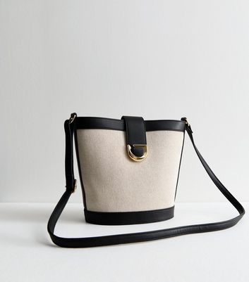 Canvas bucket handbags best sale