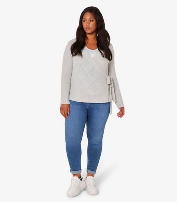 Plus size grey on sale jumper