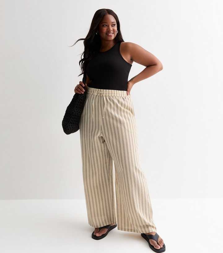 Linen Pants Black Straight Leg Trousers Womens Plus Black Linen