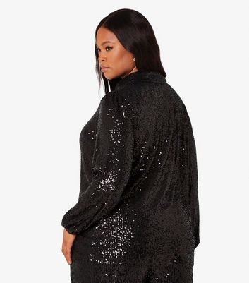 Apricot Sequin 3/4 Sleeve Open … curated on LTK