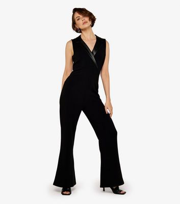 New look cheap black jumpsuit sale