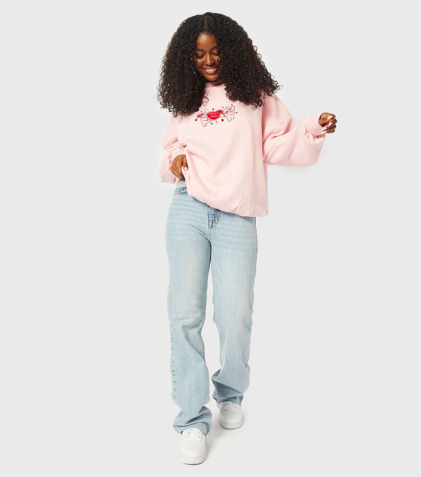 Skinnydip Pink Disney Stitch Sweatshirt Image 3