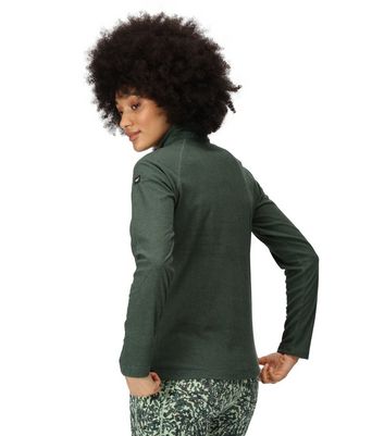 Regatta Green Montes Lightweight Half-Zip Fleece New Look