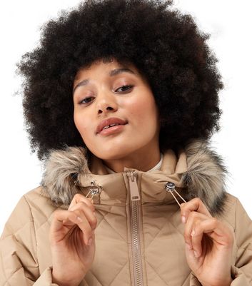 Beige parka clearance jacket womens