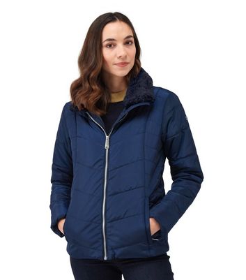 Regatta Navy Wildrose Padded Jacket | New Look