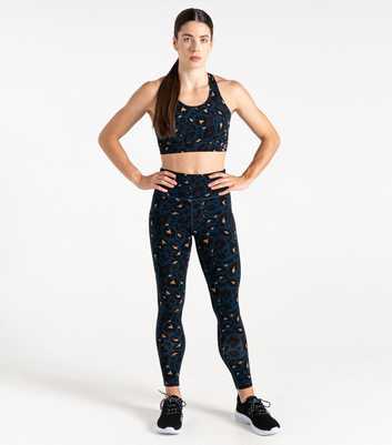 Dare 2b Blue Leopard Print Influential Leggings 