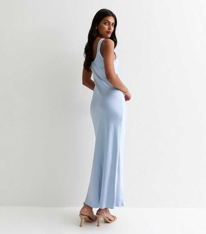 sachin and babi light blue dress Fireproof Halter Maxi Dress Baby Blue