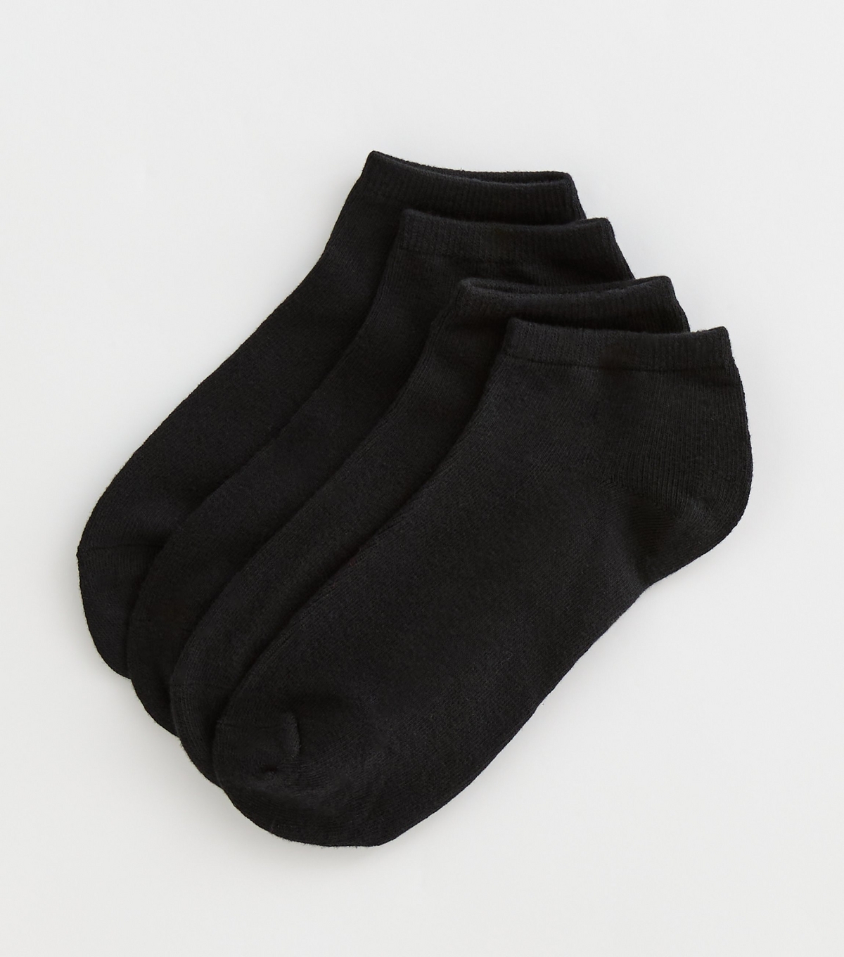 4 Pack of Black Trainer Socks New Look