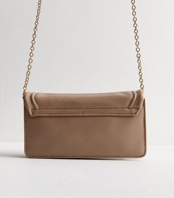 ★TOUT Y EST★ Mink Clutch BAG-001 Mink Leather-Look Multi Pocket Clutch Bag | New Look