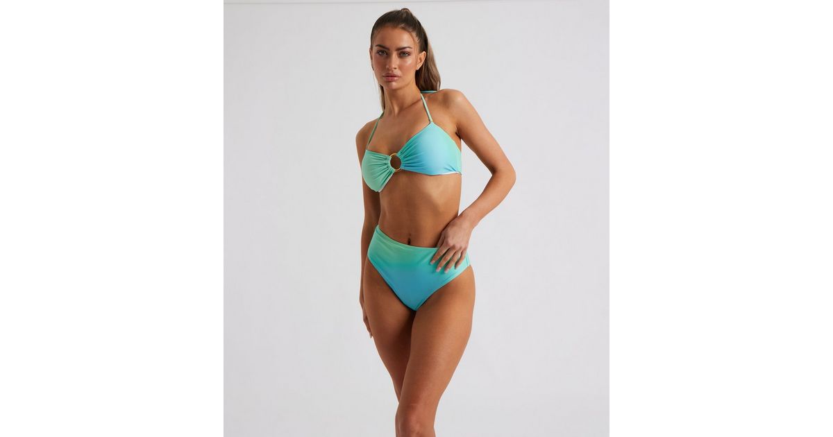 Urban Bliss Ombré Bandeau Bikini Top New Look