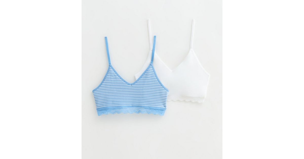 Girls Norabel Cotton Lace-Trimmed Top