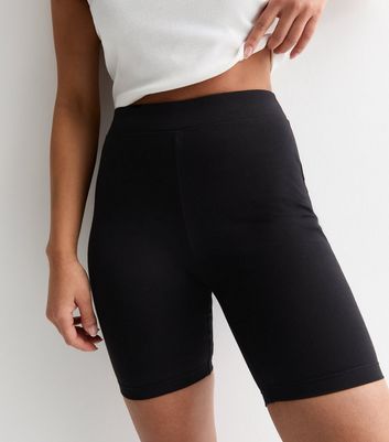 Petite Black Cycling Shorts New Look