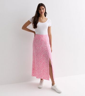 Floral maxi skirt new look best sale