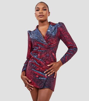 Dark red 2025 wrap dress